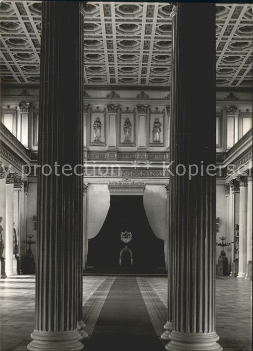 Muenchen Bayern Residenzmuseum Thronsaal des Festsaalbaus