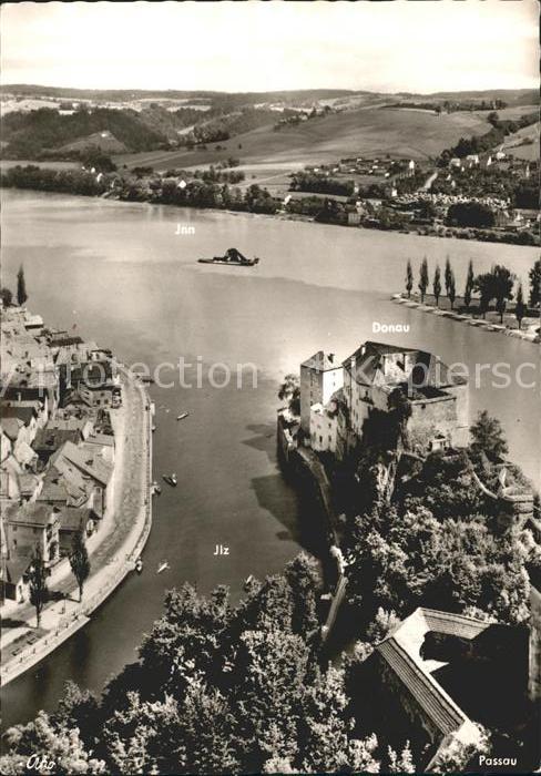 PAssAU Bayern Flussmuendungen