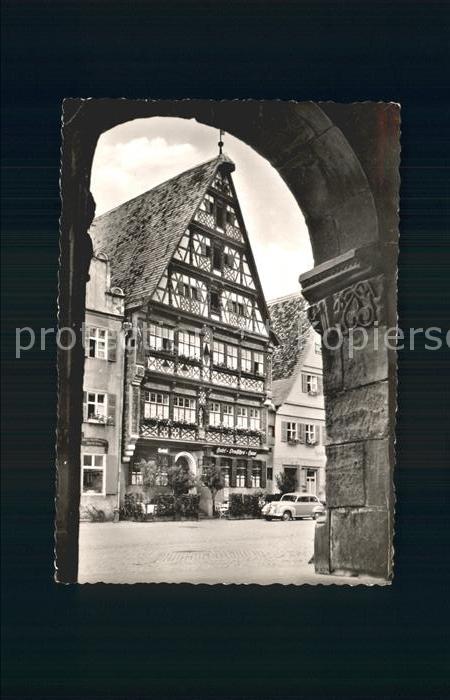 Dinkelsbuehl Hotel Deutsches Haus