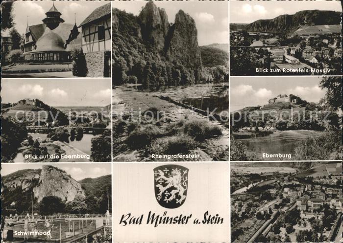 Bad Muenster Stein Ebernburg Ebernburg Schwimmbad Rheingrafenstein