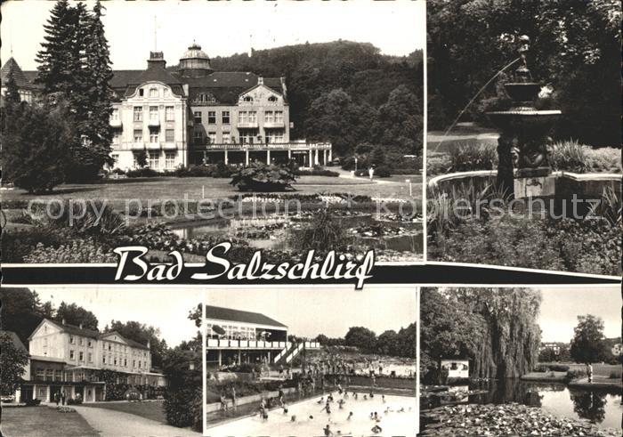 Bad Salzschlirf Schwimmbad Brunnen
