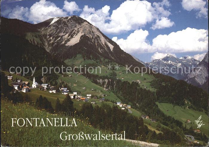 Fontanella Grosswalsertal Blasenka Seewald Rothorn