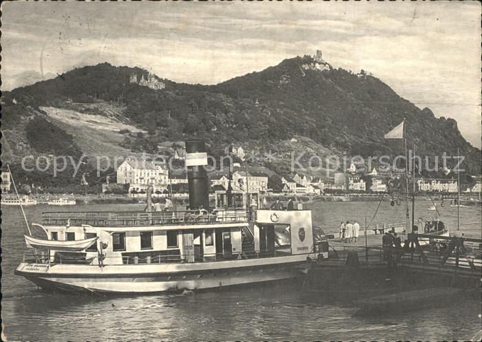 Koenigswinter Drachenfels Schiff