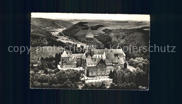 Clervaux Abbaye Saint Maurice et Saint Maur vue aerienne
