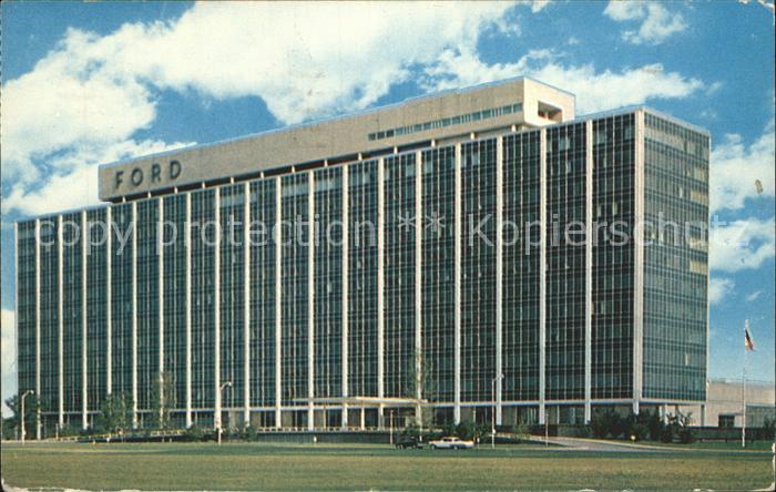 Dearborn Michigan Ford Motor Company Central Office Building