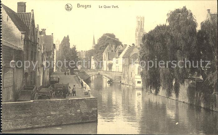 Bruges BRUGGE Belgie Quai Vert