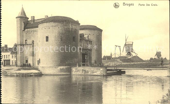 Bruges BRUGGE Belgie Porte Sainte Croix