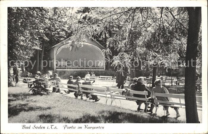 Bad Soden Taunus Partie im Kurgarten Musikpavillon