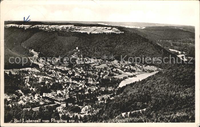 Bad Liebenzell Schwarzwald Fliegeraufnahme