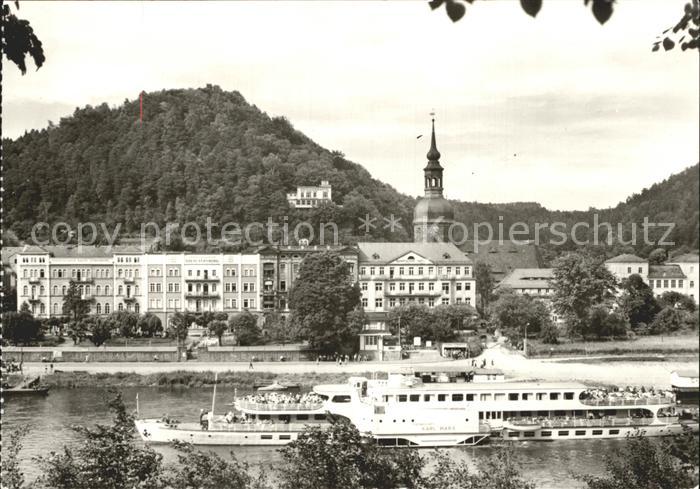 Bad Schandau MS Karl Marx Dampfer Elbe