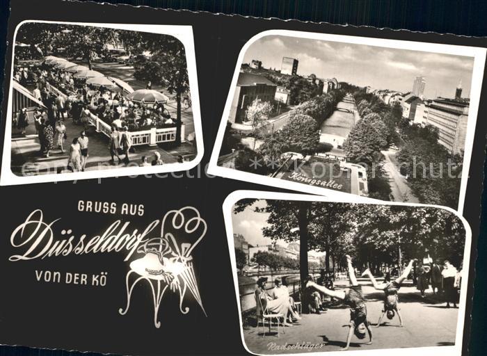 DuessELDORF CITY Koenigsallee Strassencafe Radschlaeger