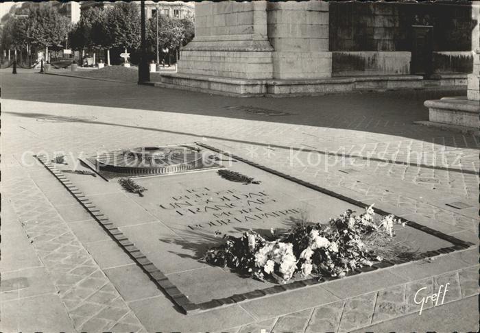 Paris Tombeau du Soldat Inconnu sous l'Arc de Triomphe de l'Etoile