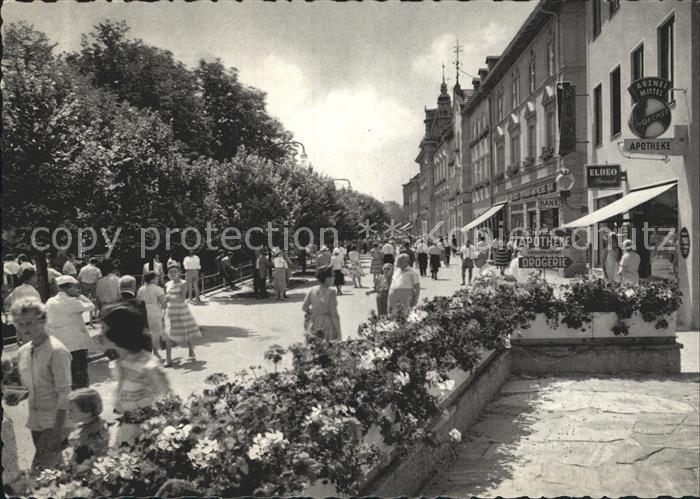 Bad Woerishofen Kneippstrasse mit Kurpromenade