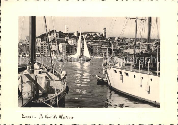Cannes Alpes-Maritimes Le Port de Plaisance Bateaux Cote d_Azu