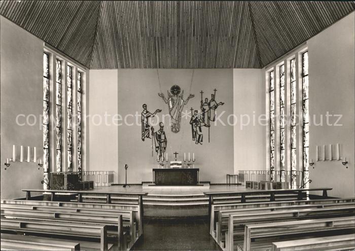 Clausthal-Zellerfeld Goslar Niedersachsen Inneres der Pfarrkirche St Nikolaus