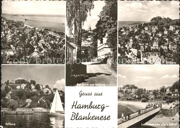 Blankenese Hamburg Suellberg Landungsbruecke Segelboot
