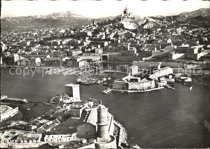 Marseille Bouches-du-Rhone Entree du Vieux Port Forts Saint Jean Saint Nicolas B