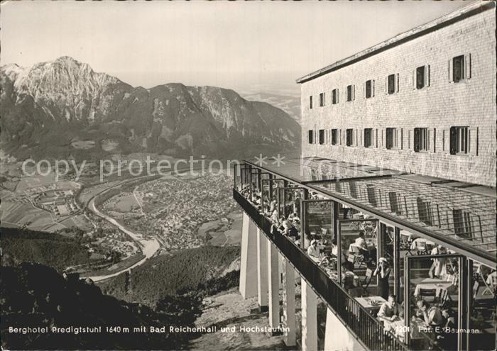 Bad Reichenhall Berghotel Predigtstuhl Fernblick zum Hochstaufen