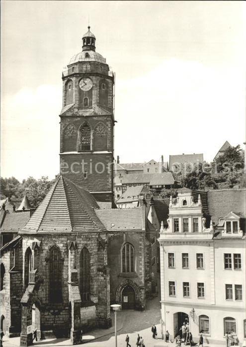 Meissen Elbe Sachsen Frauenkirche am Markt