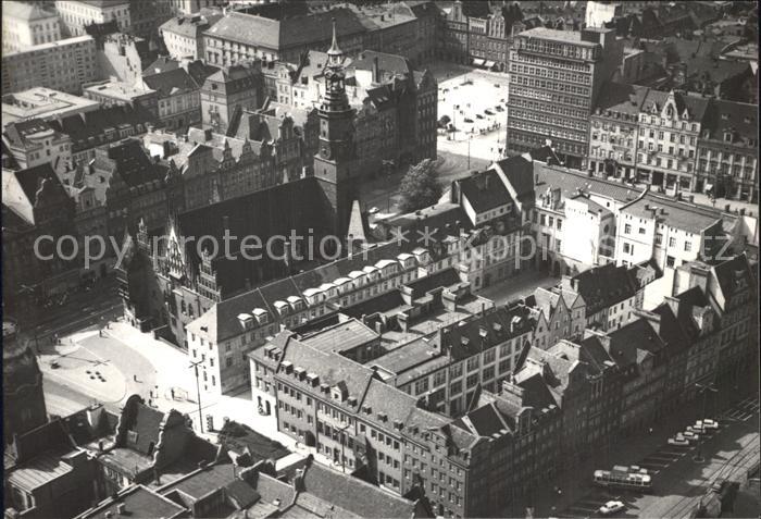 Wroclaw Rynek Markt Fliegeraufnahme