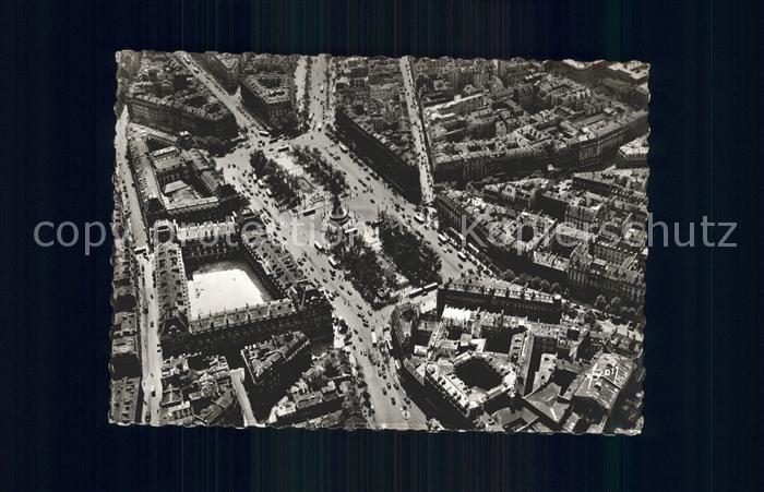 Paris Place de la Republique vue aerienne