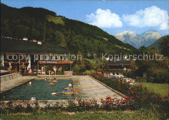 Ramsau Berchtesgaden Hotel Rehlegg Swimming Pool Alpenblick