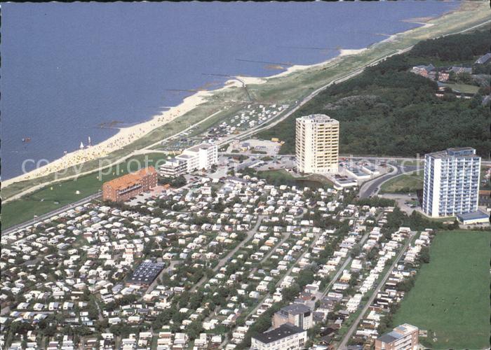 Sahlenburg Nordseeheilbad Wolsker Marsch Fliegeraufnahme