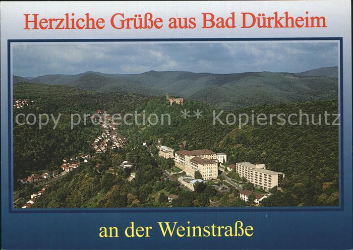 Bad Duerkheim Heilbad an der Weinstrasse Fliegeraufnahme