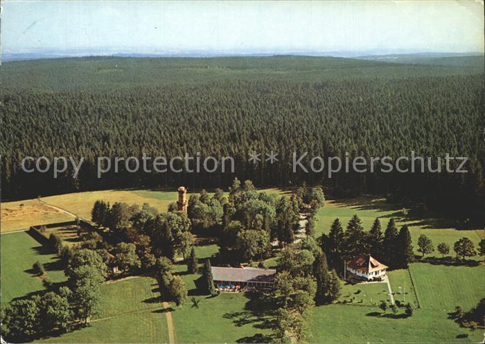 FREUDENSTADT BW Cafe am Friedrichsturm Kienberg Schwarzwald Fliegeraufnahme