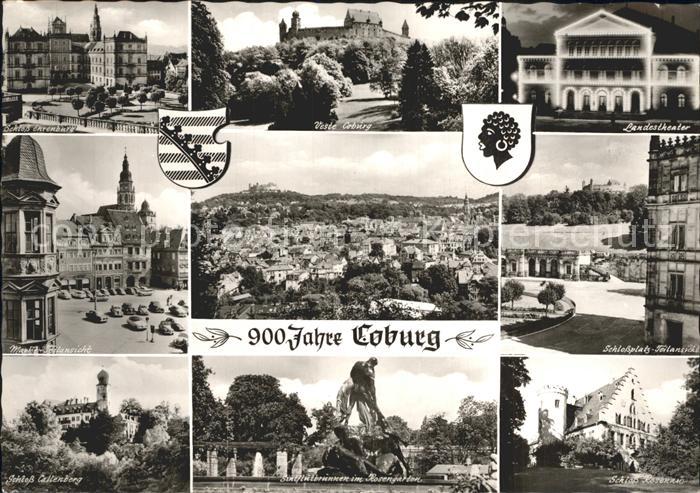 Coburg Bayern Schloss Ehrenburg Callenberg Rosenau Veste Landestheater Schlossp