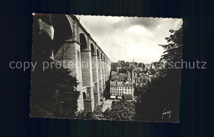 Morlaix Viaduc Eglise Sainte Melaine