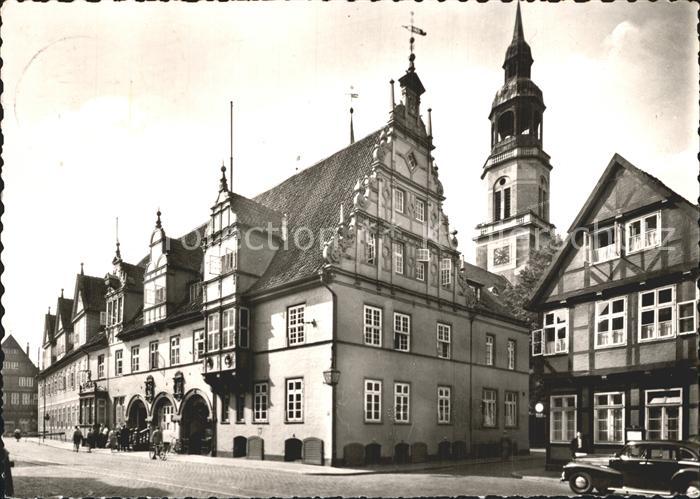 Celle Niedersachsen Nordgiebel Rathaus 16. Jhdt. Renaissancestil