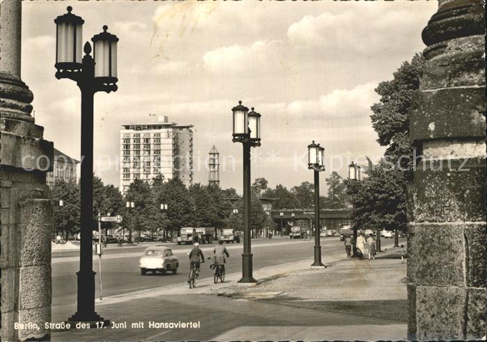 BERLIN  CITY Strasse des 17. Juni Hansaviertel