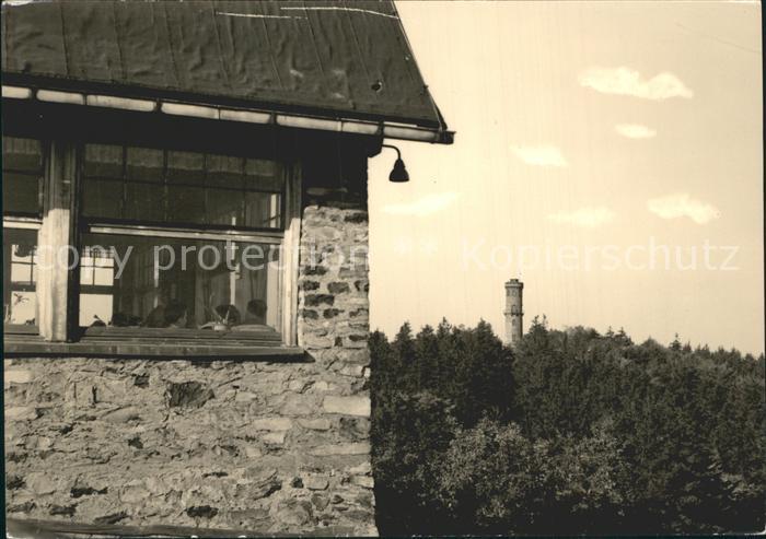 Zittau Deutsche Hochwaldbaude mit Turm
