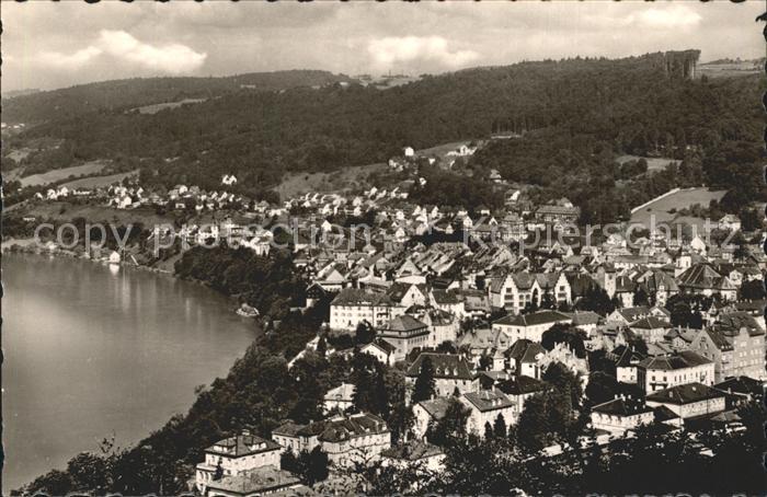 Waldshut-Tiengen Fliegeraufnahme mit Rhein