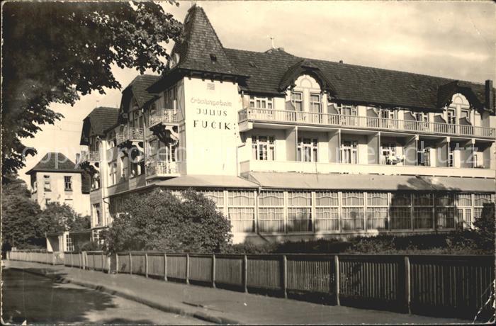 Kuehlungsborn Ostseebad Erholungsheim Julius Fucik