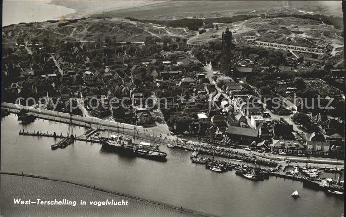 Terschelling Fliegeraufnahme Hafen