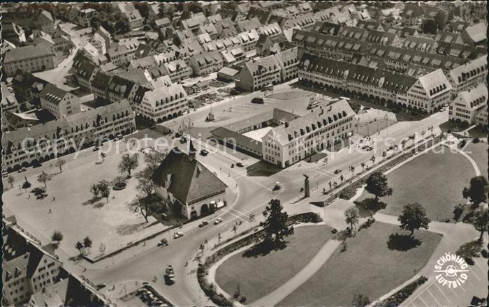 FREUDENSTADT BW Fliegeraufnahme Marktplatz