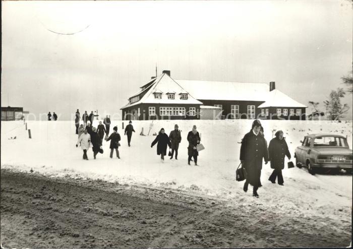Zingst Ostseebad Kurhaus im Winter