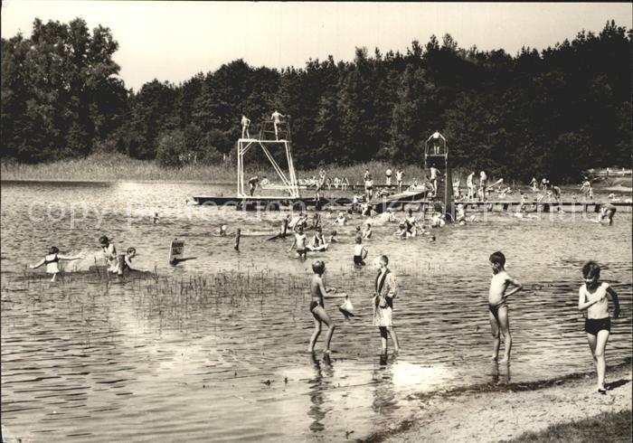 Wesenberg Mecklenburg Badeanstalt Weisser See