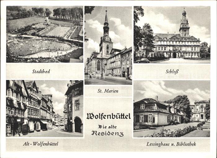 Wolfenbuettel Schloss St. Marien Stadtbad Lessinghaus
