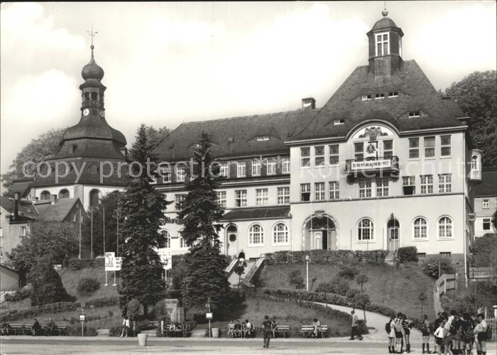Klingenthal Vogtland Rathaus Kirche