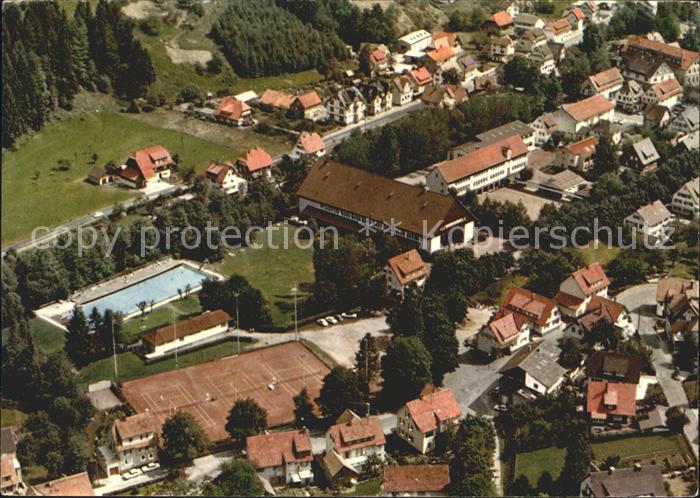 Baiersbronn Schwarzwald Fliegeraufnahme