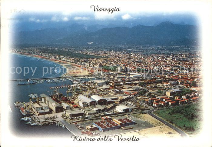 Viareggio Fliegeraufnahme Hafen