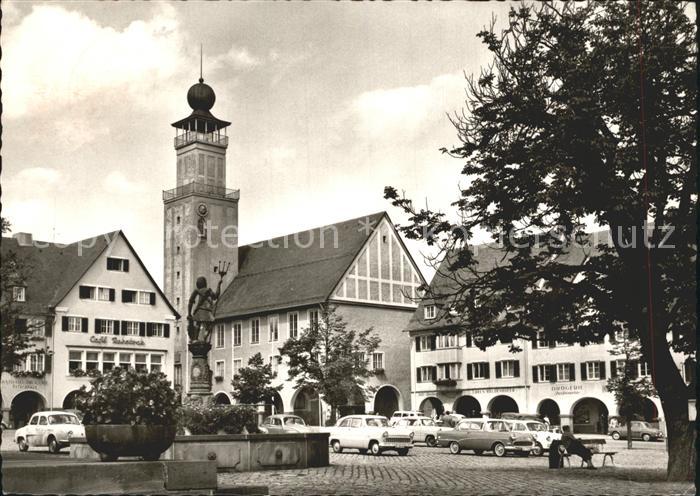 FREUDENSTADT BW Marktplatz Rathaus