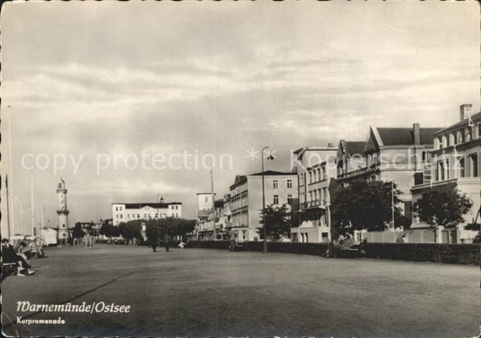 Warnemuende Ostseebad Kurpromenade