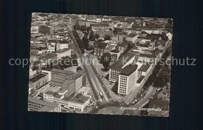 HANNOVER  CITY Fliegeraufnahme Georgenstrasse