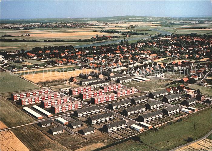 Stolzenau Weser Fliegeraufnahme Natosiedlung