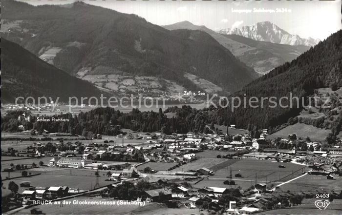 Bruck Grossglocknerstrasse Panorama mit Schloss Fischhorn