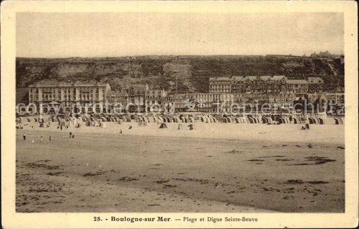 Boulogne-sur-Mer Plage et Digue Sainte Beuve
